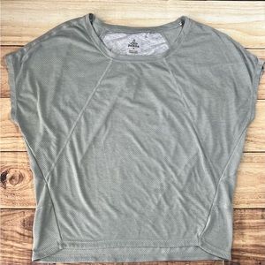 Prana Gray Medium Athletic Women’s T-Shirt Sport Workout Yoga Size M